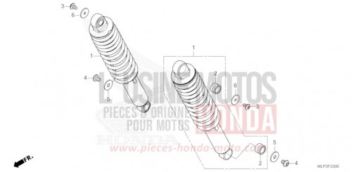 REAR CUSHION CL500AS de 2025